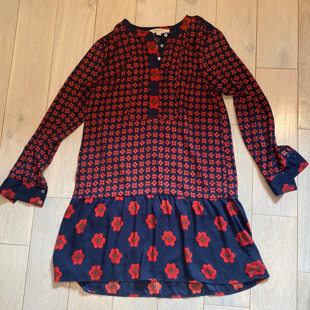 ANN TAYLOR LOFT floral dress, Size SP
